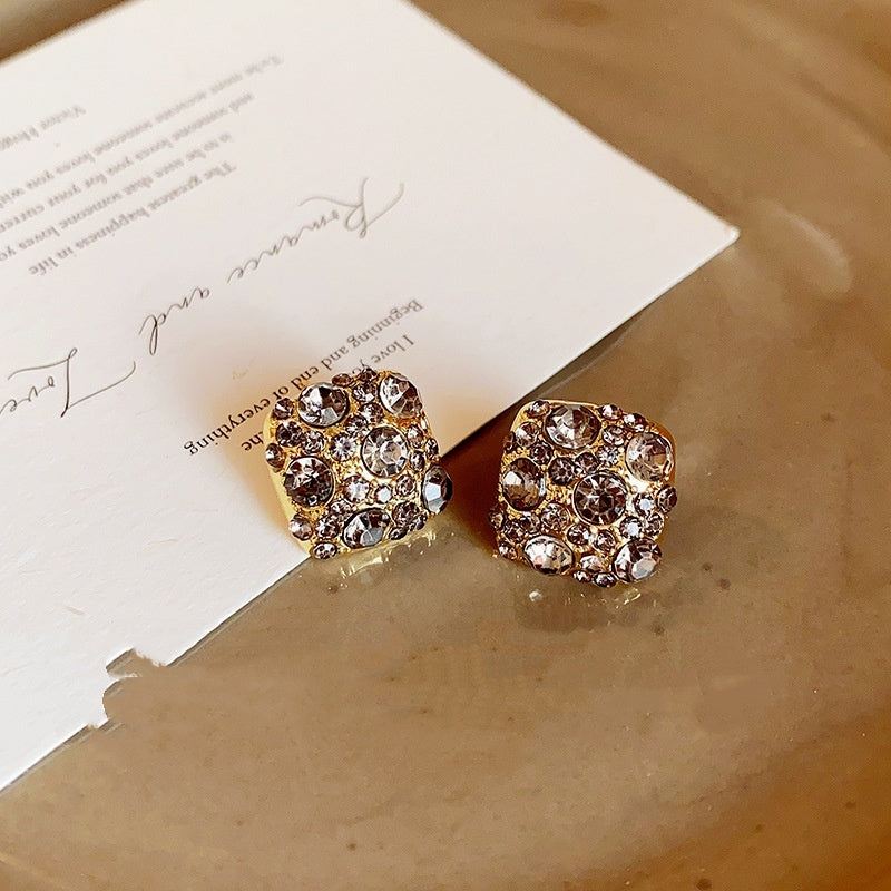 Diamond Micro Inlaid Zircon Square Suit