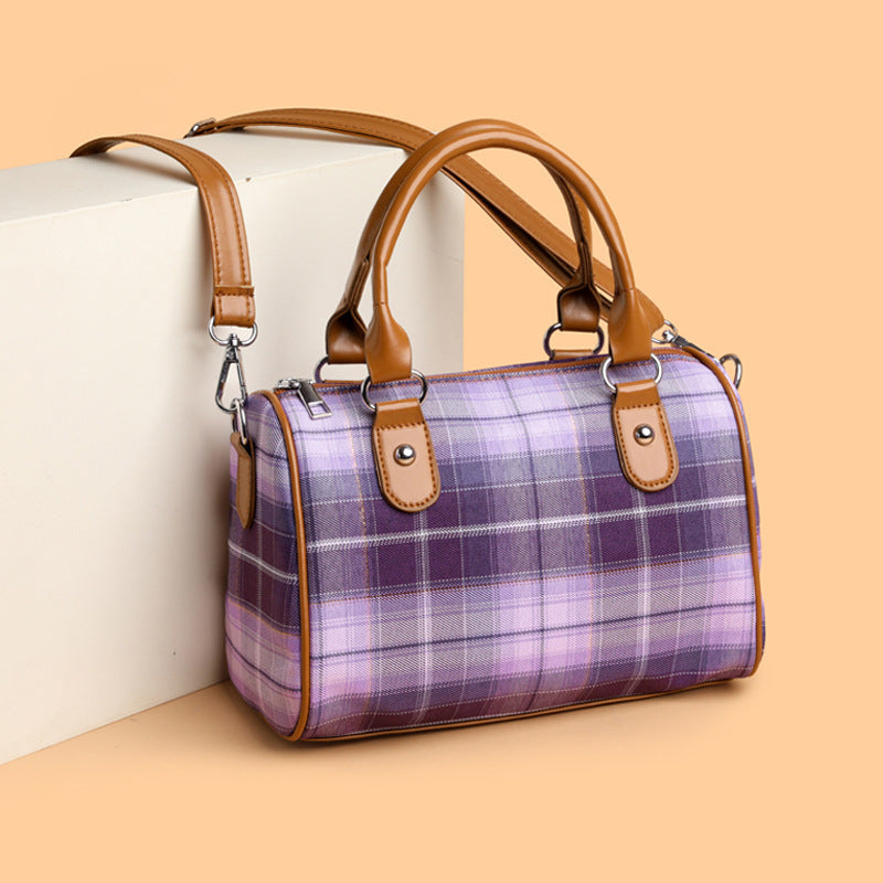 Style Round Barrel Shoulder Bag