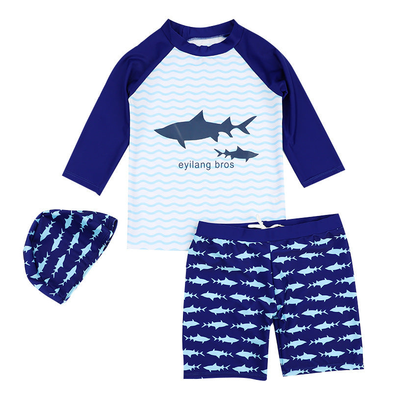 Swimsuit Cartoon Quick-drying Boy Swimwear