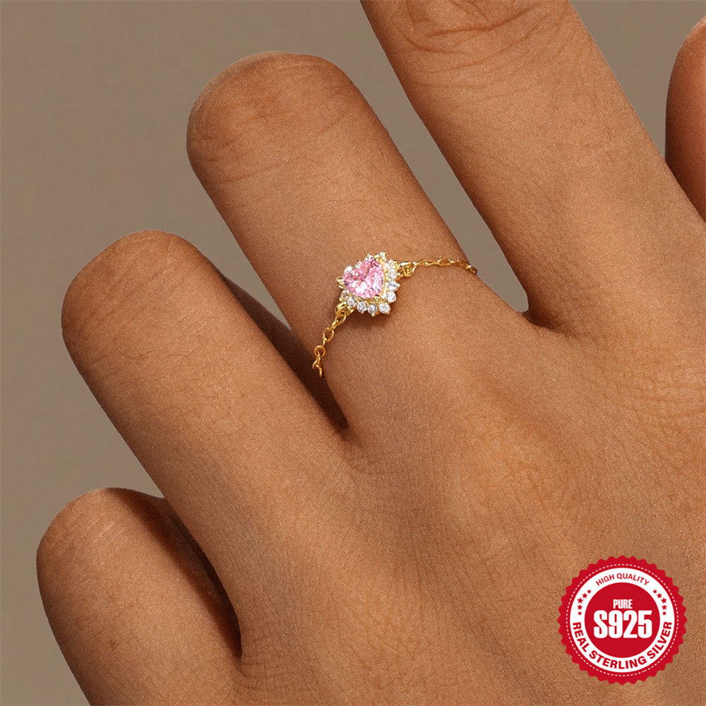 Loving Heart In Sterling Silver