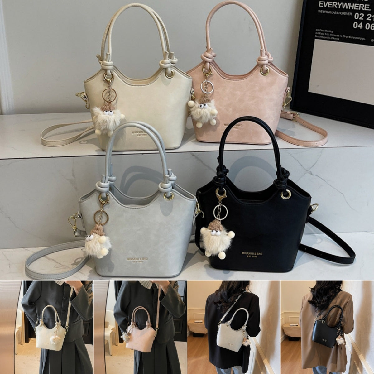 Style Zipper Square Shoulder Crossbody Bag
