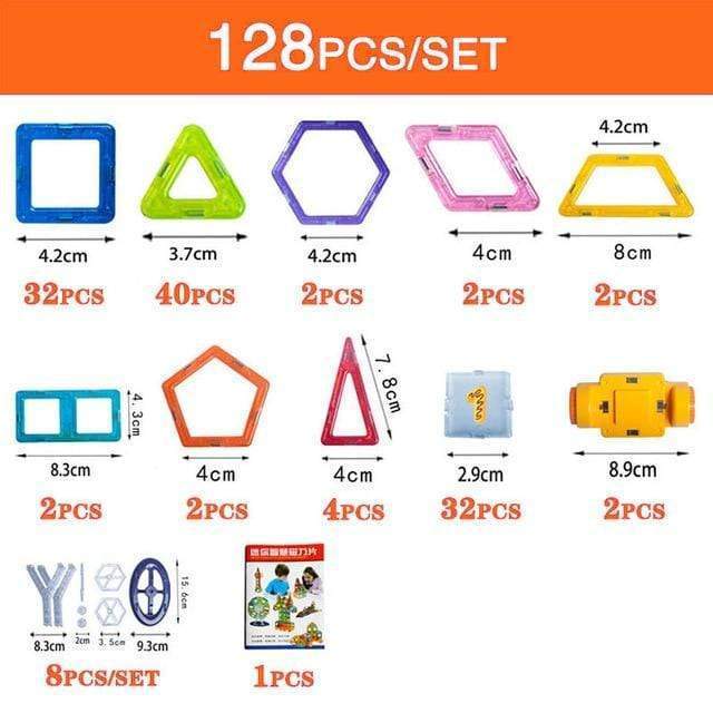 Blocks DIY Magnets Toys For Kids Set Gifts For Children