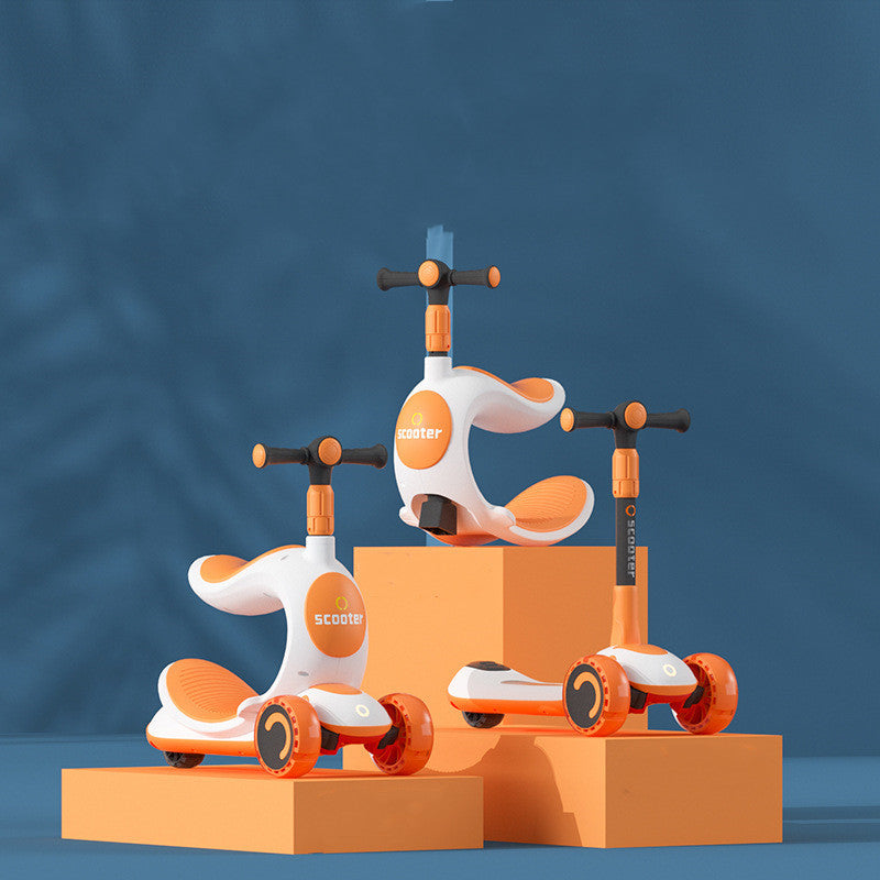 Anti-rollover Pedal Scooter