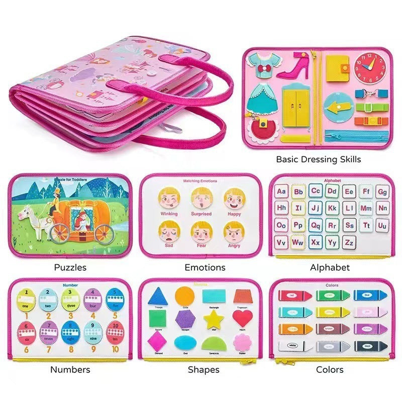 Early Childhood Educational Toys Felt Busy Board