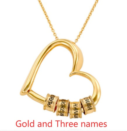 Personalized Heart Necklaces