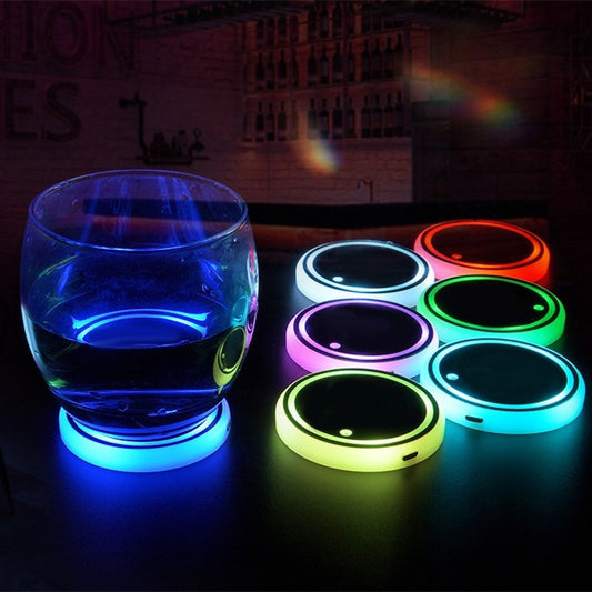 Colorful Cup Holder LED Light and Light For Car Automatically