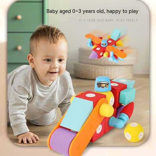 Magnetic Building Blocks Assembled Educational Toys