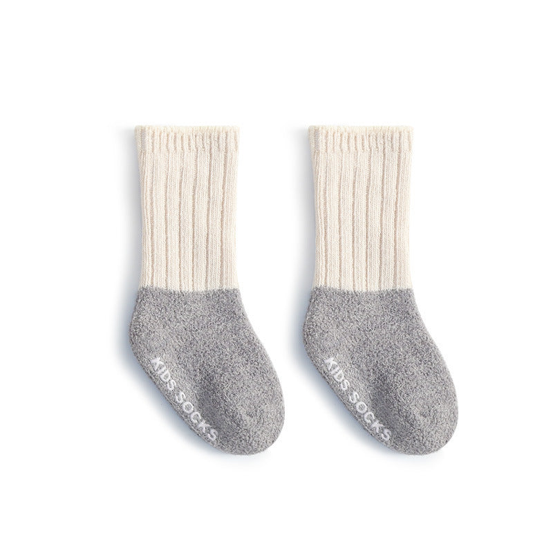 Cotton Thickened Fleece Lined Socks
