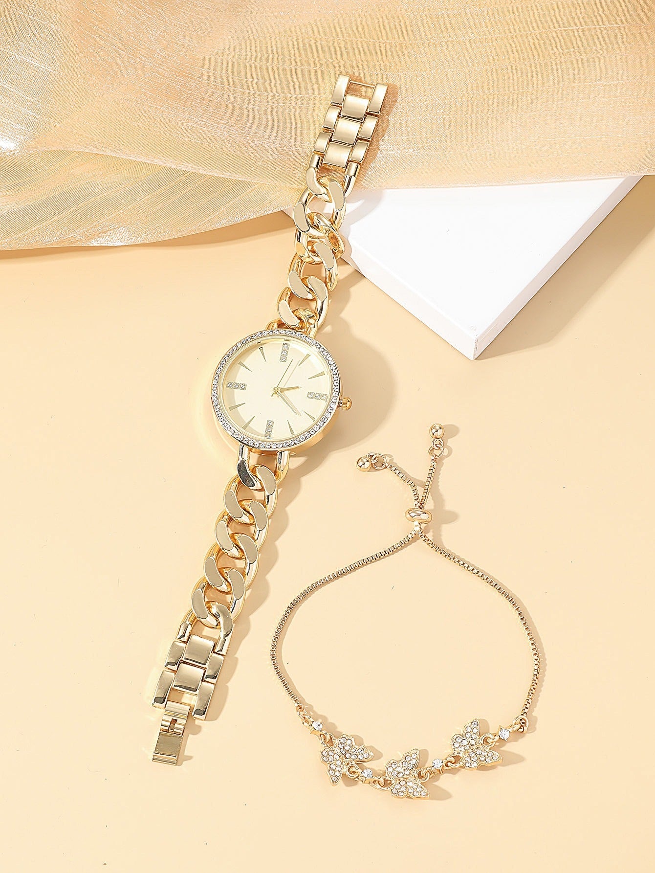 Wrist Watch Simple Thin Strap Bracelet