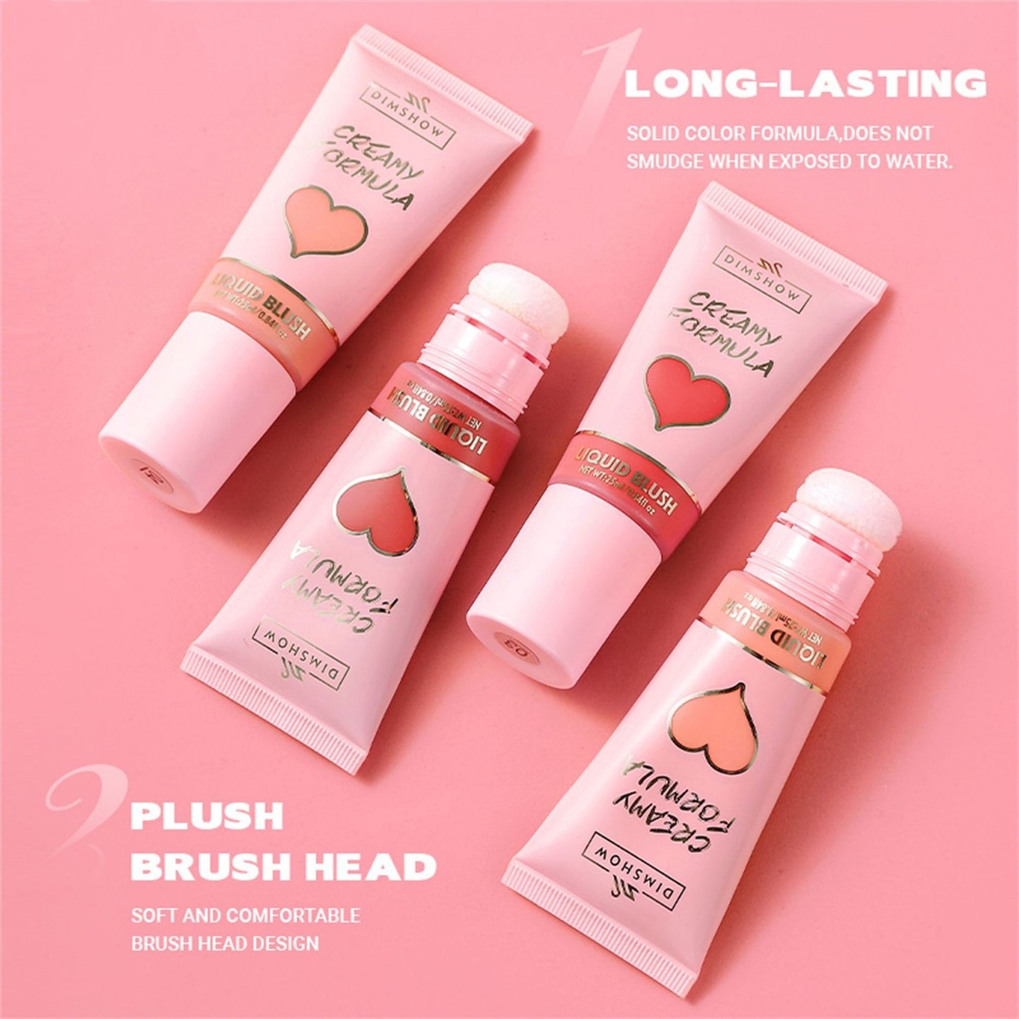 Sponge Head Velvet Skin Feeling Lip And Cheek Dual-use