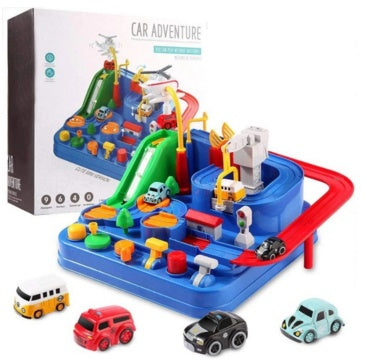 Big Adventure Parking Lot Rail Car Toy