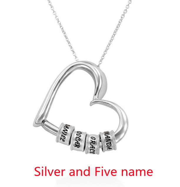 Personalized Heart Necklaces