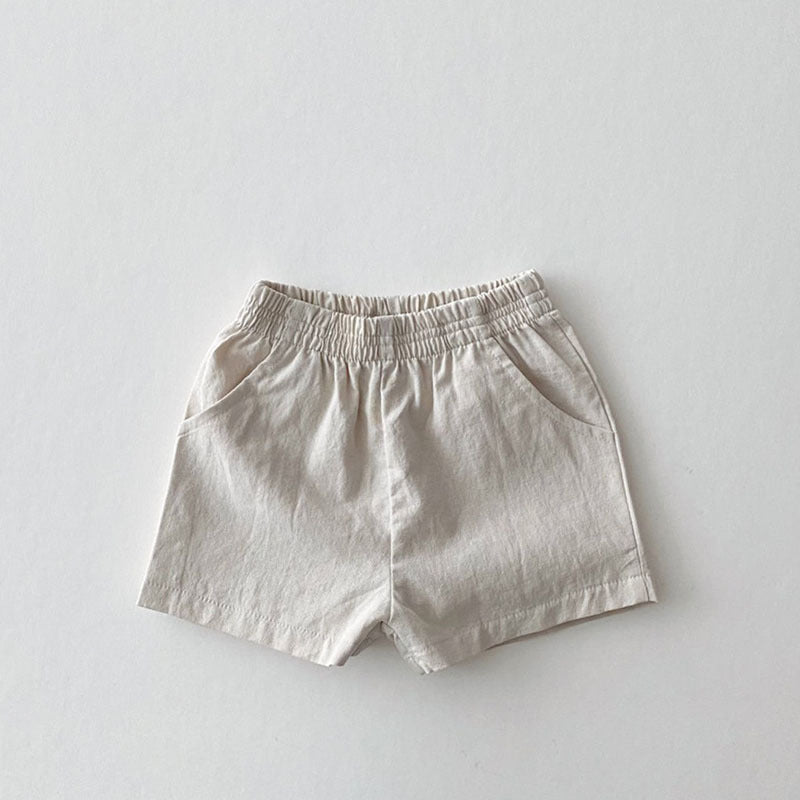 Linen Shorts Childish Style
