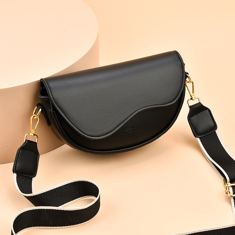 Light Luxury Fall Winter Fashion Saddle Bag