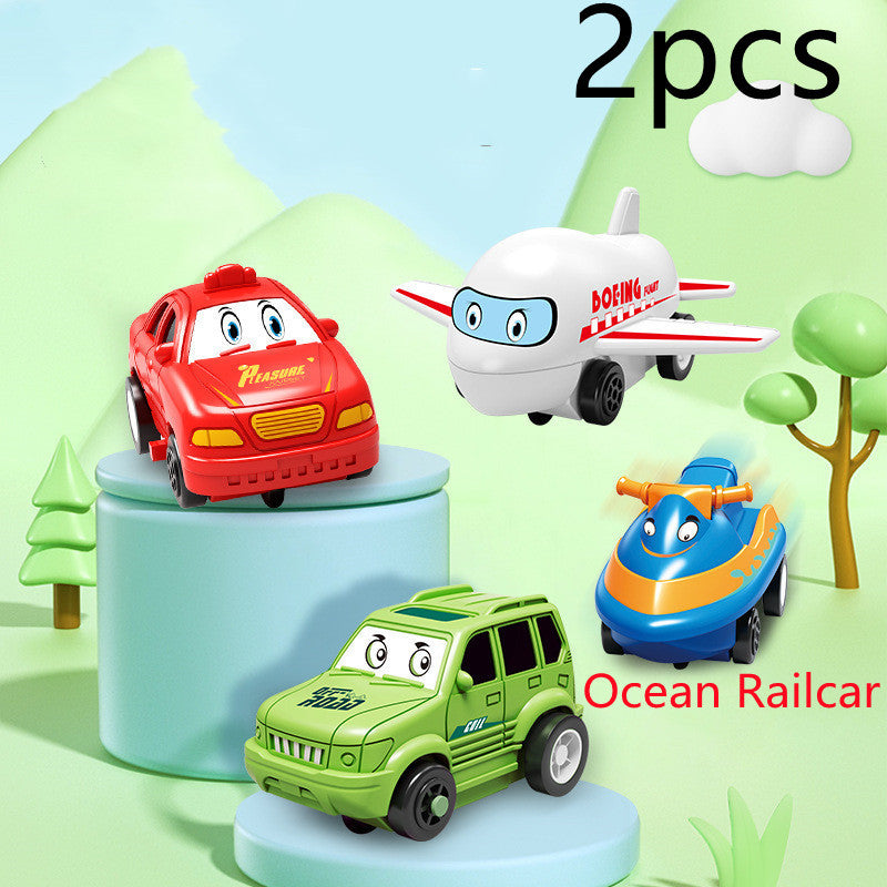 Children Puzzle Electric Car Automatic Rail City Scene Construction Education Toy Gift