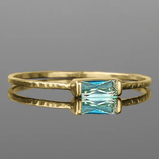 Simple Fine Circle Ring Fashion Lady