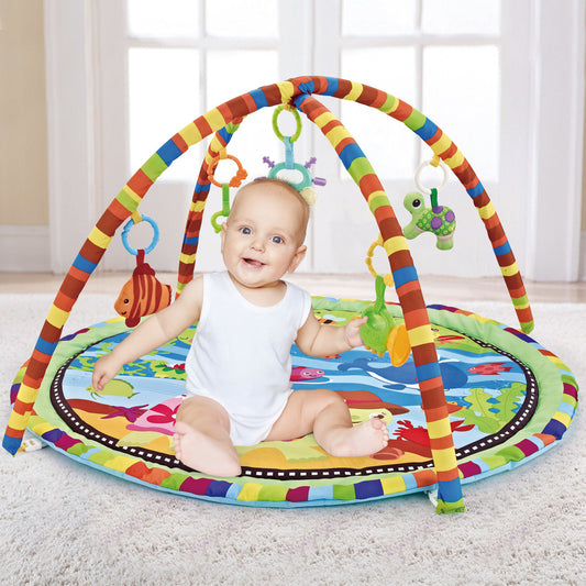 Rack Game Round Blanket Crawling Floor Mat Toys