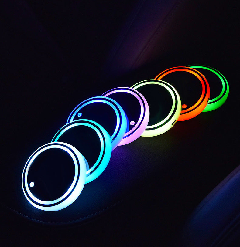 Colorful Cup Holder LED Light and Light For Car Automatically