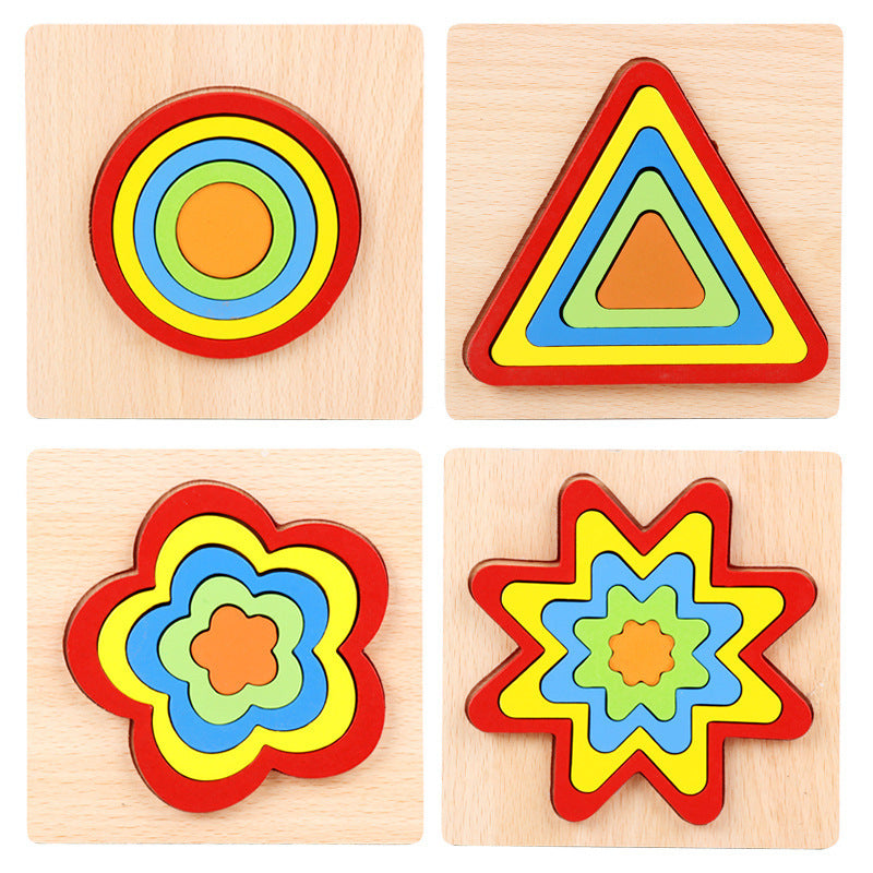 Children's Early Education Geometric Building Block