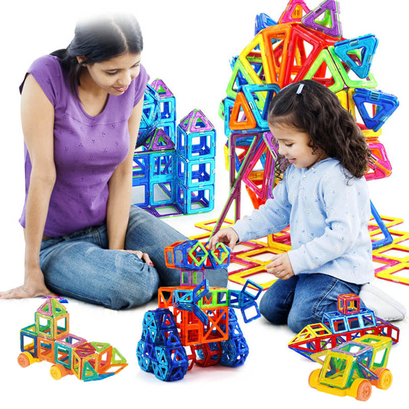Blocks DIY Magnets Toys For Kids Set Gifts For Children