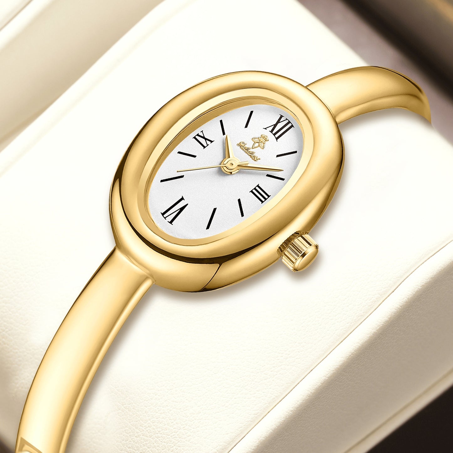 Multifunctional Oval Retro Quartz Watch